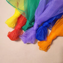 Load image into Gallery viewer, NAVY BABY - Organza Play Scarves - Set of 6
