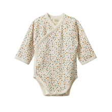 Load image into Gallery viewer, Nature Baby Long Sleeve Kimono Bodysuit - Pollyanna - newborn