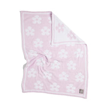 Load image into Gallery viewer, Living Textiles Chenille Baby Blanket - Purple Flowers