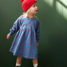 Load image into Gallery viewer, Nature Baby Ines Dress - Raspberry Blue