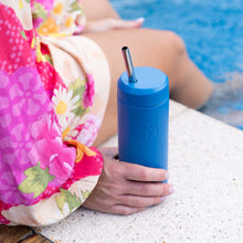 Load image into Gallery viewer, MontiiCo Fusion Smoothie Cup with Stainless Steel Straw 475ml - Fuchsia