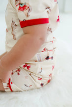 Load image into Gallery viewer, Child of Mine Christmas Bamboo PJ's - Vintage Rocking Horse