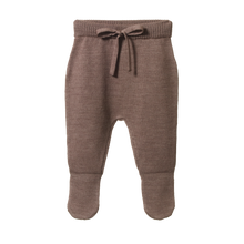 Load image into Gallery viewer, Nature Baby Merino Knit Footed Rompers - Cub