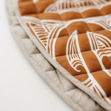 Load image into Gallery viewer, BO & KO Baby Māori Inspired Playmat - Rust