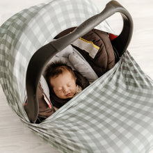 Load image into Gallery viewer, Mod & Tod 5 n 1 Multi-Use Capsule Cover - Sage Gingham