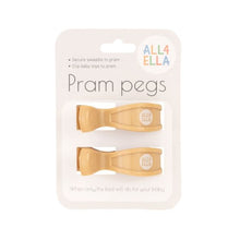 Load image into Gallery viewer, All4Ella Pram Pegs - 2 pack - Choose your colour
