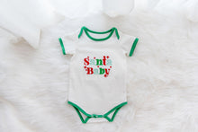 Load image into Gallery viewer, Child of Mine 'Santa Baby' Organic Bodysuit