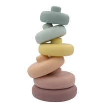 Load image into Gallery viewer, Playground Silicone Ring Stacking Tower