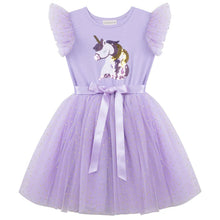 Load image into Gallery viewer, Designer Kidz Unicorn Sequin Tutu Dress - Lavender - Size 3