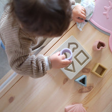 Load image into Gallery viewer, Playground Silicone Shape Puzzle - Rose