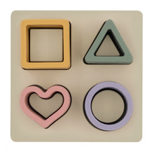 Load image into Gallery viewer, Playground Silicone Shape Puzzle - Rose

