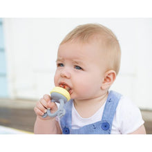 Load image into Gallery viewer, Cherub Baby Silicone Fresh Food Feeder & Teether - Lemon/Grey