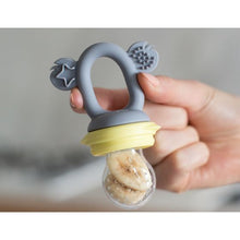Load image into Gallery viewer, Cherub Baby Silicone Fresh Food Feeder & Teether - Lemon/Grey