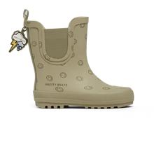 Load image into Gallery viewer, Pretty Brave Puddle Boot - Sage Smiley