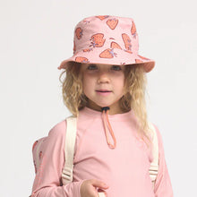 Load image into Gallery viewer, Crywolf Reversible Bucket Hat - Strawberry Splash