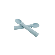Load image into Gallery viewer, Petite Eats Silicone Spoon Twin Set - 2 pack - Choose Your Colour