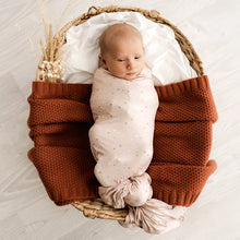 Load image into Gallery viewer, Mod & Tod Stretchy Swaddle - Starlit Pink