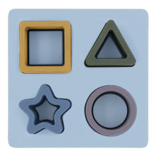 Load image into Gallery viewer, Playground Silicone Shape Puzzle - Steel Blue