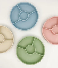 Load image into Gallery viewer, Petite Eats Suction Plate with Lid - Choose Your Colour