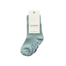 Load image into Gallery viewer, Woolbabe Merino & Organic Cotton Sleepy Socks - Tide