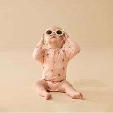 Load image into Gallery viewer, Wilson & Frenchy Long Sleeved Swimsuit - Strawberry Kisses