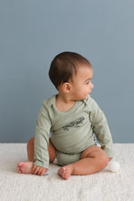 Load image into Gallery viewer, Burrow & Be Tuatara Long Sleeve Bodysuit