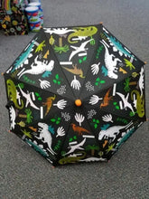 Load image into Gallery viewer, Floss & Rock Colour Changing Umbrella - Dinosaur