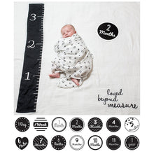 Load image into Gallery viewer, Lulujo Baby’s First Year Milestone Cards and Blanket Set - Loved Beyond Measure