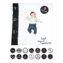 Load image into Gallery viewer, Lulujo Baby’s First Year Milestone Cards and Blanket Set - Loved Beyond Measure
