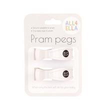 Load image into Gallery viewer, All4Ella Pram Pegs - 2 pack - Choose your colour