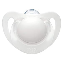Load image into Gallery viewer, Nuk Star Silicone Soother - White - 0-2 months (2 pack)