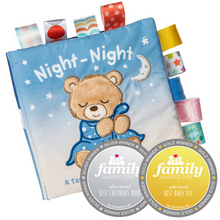 Load image into Gallery viewer, Mary Meyer Taggies Soft Book - Starry Night Teddy