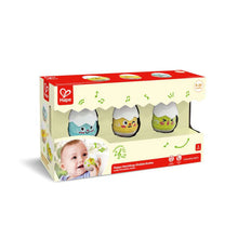 Load image into Gallery viewer, Hape Happy Hatchlings Wobble Rattles - Emotive Eggs