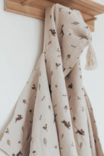 Load image into Gallery viewer, Over the Dandelions Hooded Towel with Tassel - Woodlands