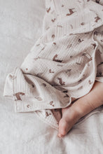 Load image into Gallery viewer, Over the Dandelions Hooded Towel with Tassel - Woodlands