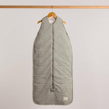 Load image into Gallery viewer, Woolbabe x Bo & Ko Collab Duvet Weight Front Zip Sleeping Bag - Flax Ngaru 2-4 yrs