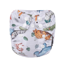 Load image into Gallery viewer, Bear & Moo Newborn Cloth Nappy - Zoo Babies