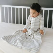 Load image into Gallery viewer, Woolbabe 3-Seasons Front Zip Sleeping Bag - Pebble - Sizes 3-24 months &amp; 2-4 years
