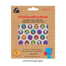 Load image into Gallery viewer, The Good Face Mask - Child Size - Choose Your Design