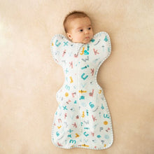 Load image into Gallery viewer, Love to Dream Swaddle Up EcoVero (1.0 Tog) - Alphabet Soup - size small