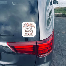 Load image into Gallery viewer, Riverland Collective Autumn Blush - Pēpi Kei Rō Waka Car Sticker