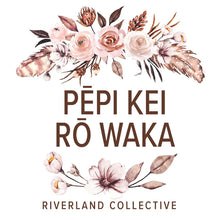 Load image into Gallery viewer, Riverland Collective Autumn Blush - Pēpi Kei Rō Waka Car Sticker
