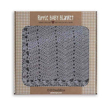 Load image into Gallery viewer, O.B Designs Handmade Crochet Baby Blanket - Grey