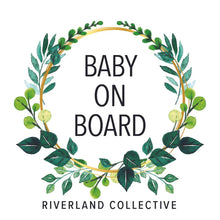 Load image into Gallery viewer, Riverland Collective Forest Foliage - Baby on Board Car Sticker