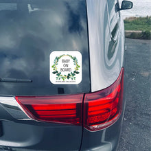 Load image into Gallery viewer, Riverland Collective Forest Foliage - Baby on Board Car Sticker