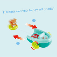 Load image into Gallery viewer, Hape Tubing Pull Back Boat - Water Fun
