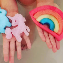 Load image into Gallery viewer, Bath Buddies Bath Beans - Unicorn Rainbow