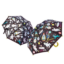 Load image into Gallery viewer, Floss & Rock Colour Changing Umbrella - Space Adventure