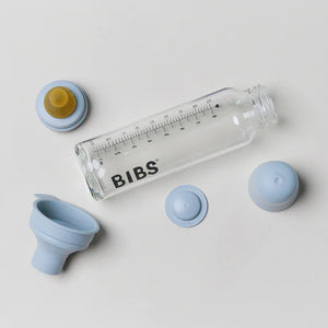 BIBS Baby Glass Bottle Complete Set 225ml - Blush
