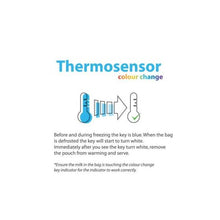 Load image into Gallery viewer, Cherub Baby Reusable Breast Milk Bags Thermosensor - 10 bags / 50 uses